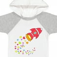 thumbnail image 4 of Inktastic Valentine's Day Rocket Ship with Hearts Boys or Girls Baby Bodysuit, 4 of 5