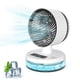 thumbnail image 1 of Portable Air Cooler with 900ml Water Tank Humidifier, Cooling Air Conditioner Fan, 3-Speed Quiet Fan for Home Bedroom & Office, 1 of 5