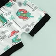 thumbnail image 7 of Baby Boy Outfit Seaside Resort Style Kids Boys' Summer Sleeveless Letter Coconut Tree Print Tank and Shorts Baby Outfits Black 0 Months-6 Months, 7 of 7
