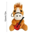 thumbnail image 3 of Stuffed Animal Toy Keychain - Soft Horse Keychain Charm for Backpack, Handbag and Purse - 5.75in, 3 of 6