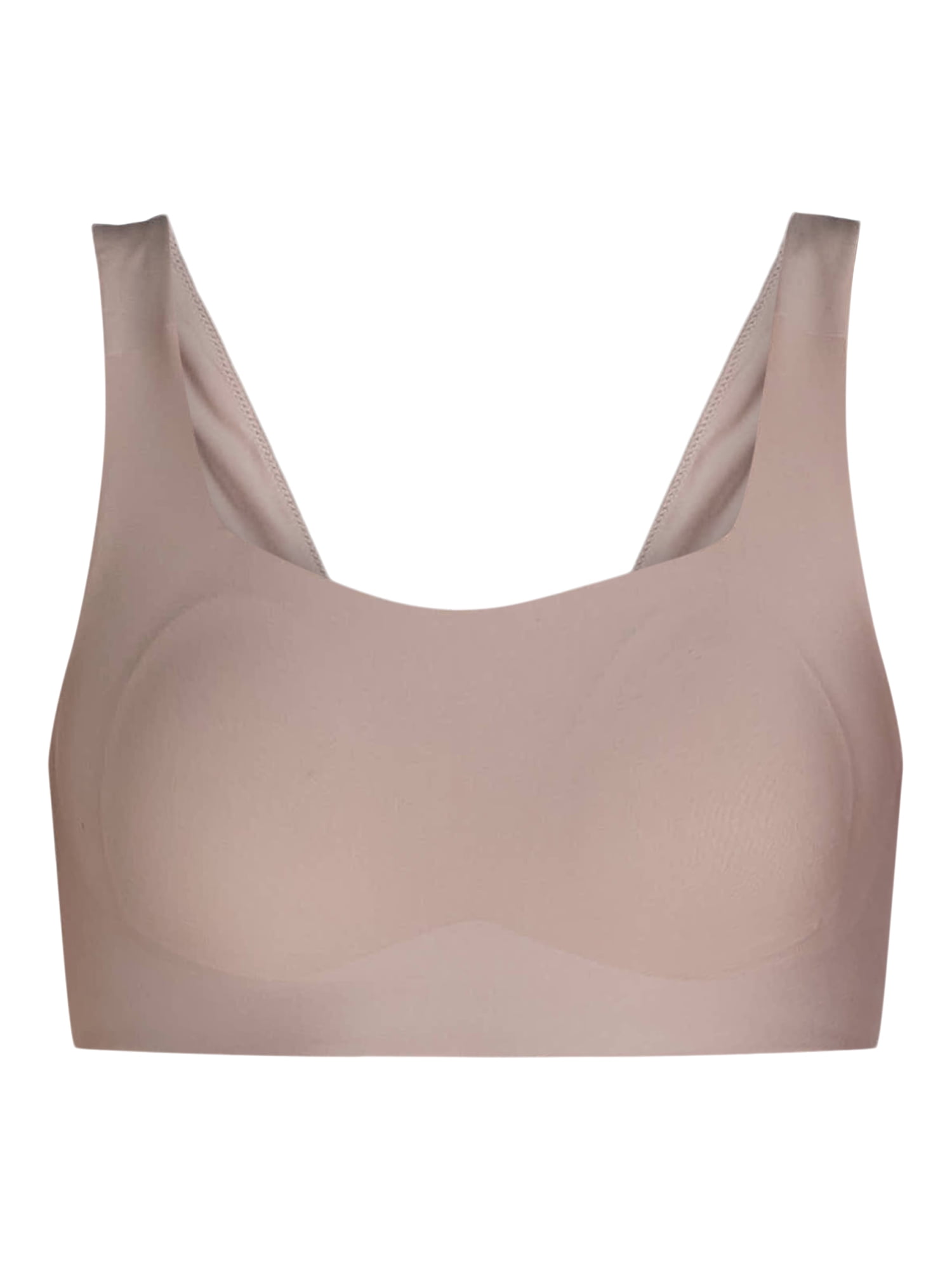 No Boundaries Wire-Free Bonded Square Neck Bra, Sizes XS to XXXL
