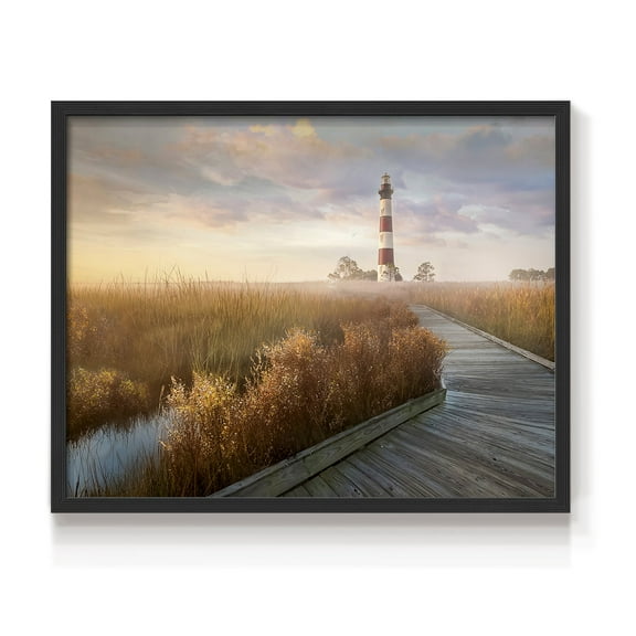 Private Path I by Mike Calascibetta - Restickable Framed Giclée Print