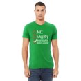 thumbnail image 2 of Christmas Innocent Until Proven Guilty Check Shirt for Men Unisex Men's Tshirt, XL, Green, 2 of 6
