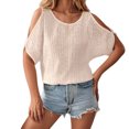 thumbnail image 2 of Lixiuxyad Stylish Women's T Shirts For Everyday Wear Casual Outings And Layering Soft Fabric Versatile Fit Wardrobe Staple Summer Tee Shirts,Beige L, 2 of 6