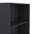 thumbnail image 6 of Tvilum Sign 6-Shelf Adjustable Home Office Bookcase with 2 Doors for Adults, Matte Grey/Jackson Hickory, 6 of 15