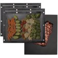 thumbnail image 5 of BBQ Grill Mesh Bag, Non-Stick Mesh Grilling Bag, High Temperature Resistance Reusable Mesh Grilling Bag Outdoor Picnic Tool, for Outdoor Picnic Cooking BBQ (17x24cm), 5 of 5