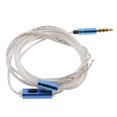 thumbnail image 1 of 3.5mm DIY Auriculares Auriculares Cable De Audio Cable De Repuesto 130cm Azul Sunnimix cable de repuesto para auriculares, 1 of 8