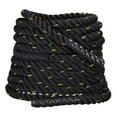 thumbnail image 3 of Almencla Battle Rope Equipment Poortable Training Equipment for Training Exercise Gym black and yellow, 3 of 8