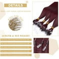 thumbnail image 5 of SEGO Micro Loop Real Thick Human Hair Extensions 50 Strands Invisible Micro Ring Beads Remy Thick Hair, 5 of 8