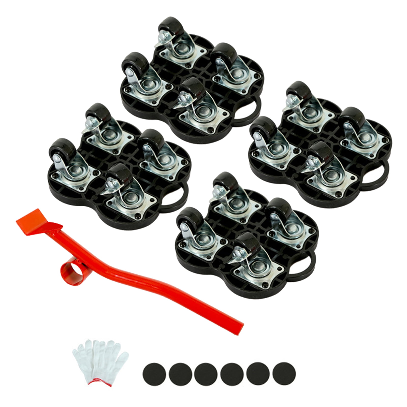 Furniture Moving Transport Roller Set Heavy Duty Furniture Lifter Labor Saving Appliance Mover Sliders Easy Safe Large
