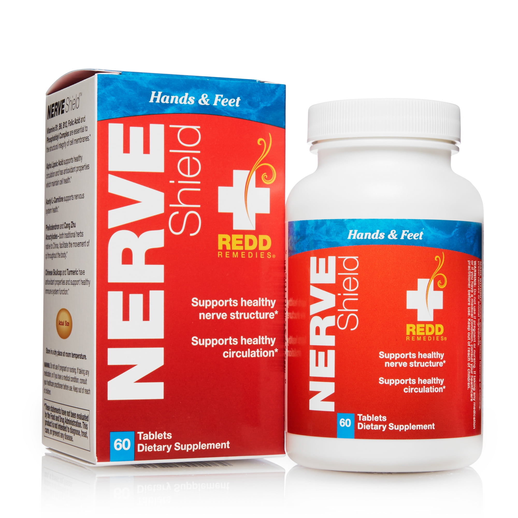 Redd Remedies, Nerve Shield, Supports Healthy Nerve Structure, 60 Tablets -  Walmart.com