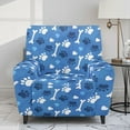 thumbnail image 2 of Xixirimido Bone Heart Paws Blue Pattern Recliner Chair Cover 4-Pieces Lazyboy Cover for Recliner Chair with Storage Pockets Furniture Protector for Pets Printed Sofa Slipcover, 2 of 8