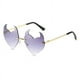 thumbnail image 4 of Gafas de sol sin marco con forma de moda para fiestas, bailes, discotecas, gafas de sol irregulares, 4 of 5