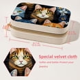 thumbnail image 5 of Cat Velvet Portable Bracelet Holder with Removable Compartment - Storage Box, Jewelry Box, and Jewelry Stand - Gift, 5 of 7