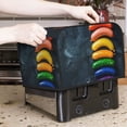 thumbnail image 7 of Lsque Rainbow Sausages On Dark Slate Print 4 Slice Toaster Cover , Kitchen Appliance Dustproof Protector , Toaster Protector Dustproof Kitchen Appliance Cover, 7 of 7