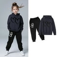 thumbnail image 4 of Kids Boys Girls Active Sweatsuit,2PC Long Sleeve Grey Basic Hoodie and Jogger Pants Fall Clothes Toddler 3-4 Years Boys Clothes Cute&nbsp;Boys Girls&nbsp;Clothing, 4 of 6