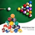 thumbnail image 2 of Fdit 16PCS Eco‑friendly 38MM Resin Children Billiard Ball Toy Mini Pool Table Accesssory,Billiard Table Accesssory,Resin Billiard Ball, 2 of 8
