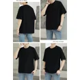 thumbnail image 5 of Camiseta De Hombre Casual De Color Sólido De Ajuste Holgado, 5 of 5