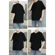 thumbnail image 5 of Camiseta De Hombre Casual De Color Sólido De Ajuste Holgado, 5 of 5