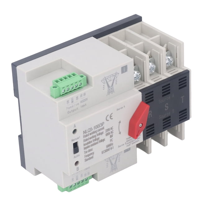 Interruptor de Transferencia Automática Doble Potencia 3P AC 220V ANGGREK