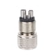 thumbnail image 2 of Adaptador De Pieza De Mano De Alta Velocidad, Resistente A La Oxidación Adaptador De Pieza De Mano Dental De Fácil Mantenimiento De 4 A 2 Orificios Para Dentista Para ANGGREK 4 To 2 Hole Dental Handpiece Adapter, 2 of 8