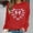 Red, variant on Valentine Pullover Sweatshirt Love Heart Printed Sweatshirts Graphic Tunic Sweatshirts Trendy Sweatshirts Pull Over Sweatshirt Long Sleeve Sweatshirt Fall Sweatshirts Hot Pink L