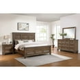 thumbnail image 2 of New Classic Furniture Mariana 4-Piece Wood King Bedroom Set in Mocha, 2 of 10