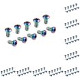 thumbnail image 1 of Wosthever Paquete de 12 tornillos M5 para freno de disco, reparación de piezas de repuesto para bicicleta Type2 NO2, 1 of 6