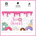 thumbnail image 2 of 2nd Donut Birthday Backdrop Two Sweet Birthday Party Decoration Background Girl 2nd Birthday Party Banner Supplies, 2 of 3