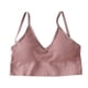 thumbnail image 1 of Sujetador tipo bralette de nailon sin costuras, sin aros, cómodo, tipo bustier, camisola, top corto Cameo Marrón, 1 of 8
