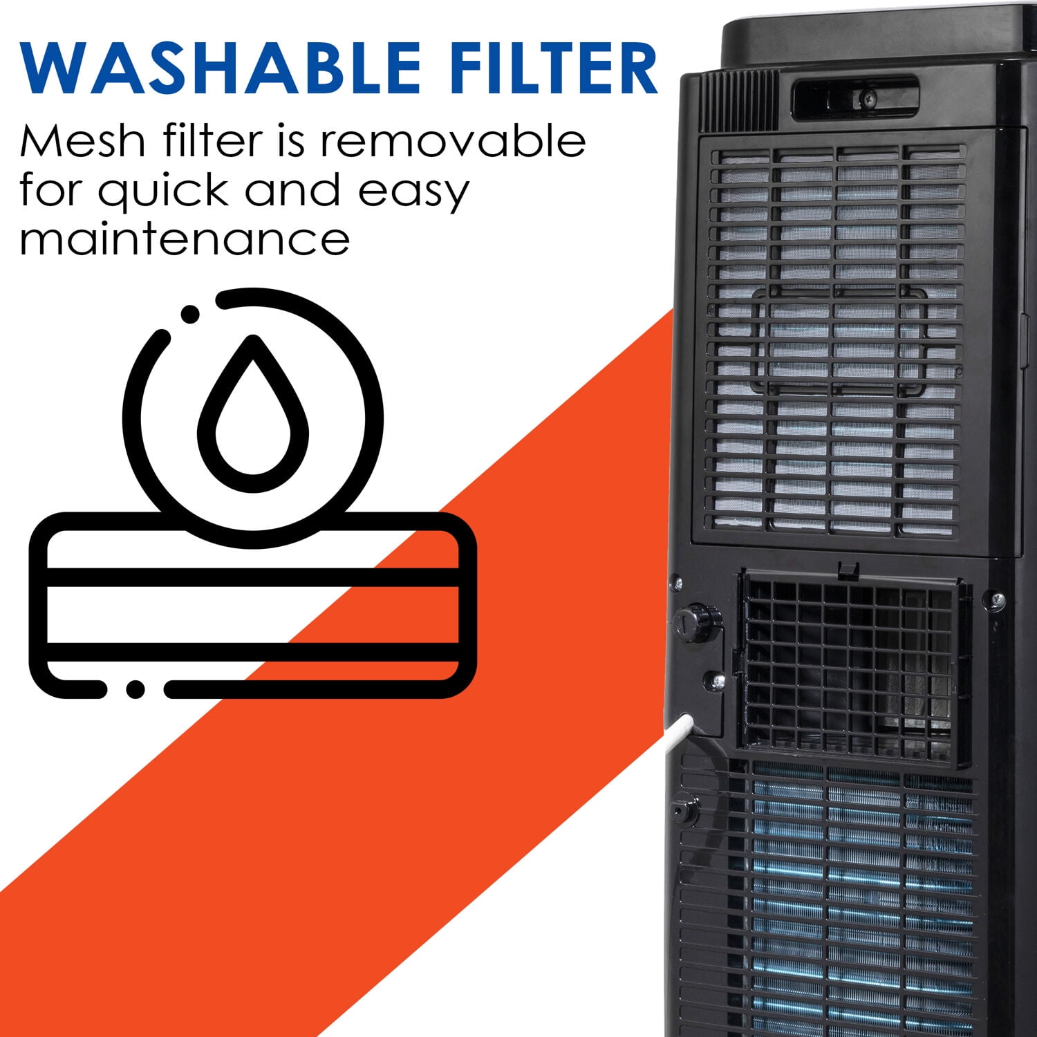Gree 6,000 BTU (10,000 BTU ASHRAE) Portable Air Conditioner with Remote, Rooms up to 350 Sq ft, GPA06AK