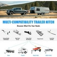 thumbnail image 2 of Kojem Trailer Hitch Receiver for 13-19 Ford Escape SEL/SE/S/Titanium Rear Bumper Towing Class 3 2" 3500 lbs, 2 of 8
