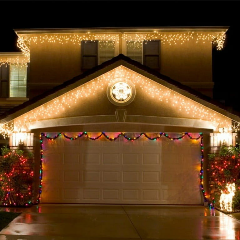 100 Solar Powered LED Curtain String Lights, 14 Feet, 11 Strands - White 100 Solar Powered LED Curtain String Lights, 14 Feet, 11 Strands - White
