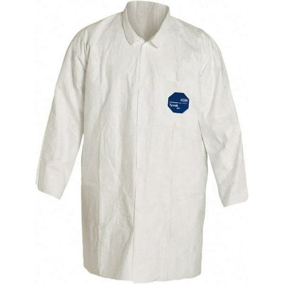 TYVEK® 400, LAB COAT, SNAP FRONT (5), 2 POCKETS