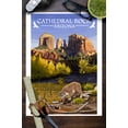 thumbnail image 3 of Sedona, Arizona, Cathedral Rock and Javelina (9x12 Wall Art Print, Home Decor), 3 of 3