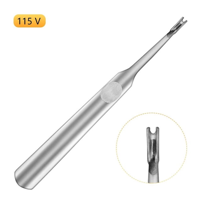 Professional Stainless Steel Leather Groover & Edge Skiving Tool Set, U-Type V-Type Stitching Groover, Cuticle Pusher Trimmer for DIY Leather Craft & Leatherworking, 2.95x0.79 Inches
