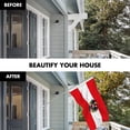 thumbnail image 3 of G128 Combo Pack: 6 Ft Tangle Free Aluminum Spinning Flagpole (Silver) & Austria Austrian Coat of Arms Flag 3x5 Ft, LiteWeave Pro Series Printed 150D Polyester | Pole with Flag Included, 3 of 9