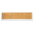 thumbnail image 4 of Modway Kinetic Wall-Mount Modern Wood Shelf in White and Natural, 4 of 8