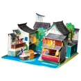 thumbnail image 1 of Casa de muñecas de madera en miniatura de casa de bricolaje - edificios de arquitectura china Macarena Kits de casa de muñecas de madera de bricolaje, 1 of 8