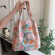 thumbnail image 3 of JennyShop Ins Retro Oil Painting Flower Canvas Bolsa Casual Bolsa De Hombro Bolsa Bolsa De Mano Bolsa Grande Bolsa Estudiante Dulce Vest Bolsa Tide, 3 of 6