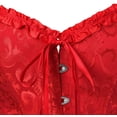 thumbnail image 4 of Femmes Corsets Bustiers Désossés Top Brodé Grande Taille, 4 of 6