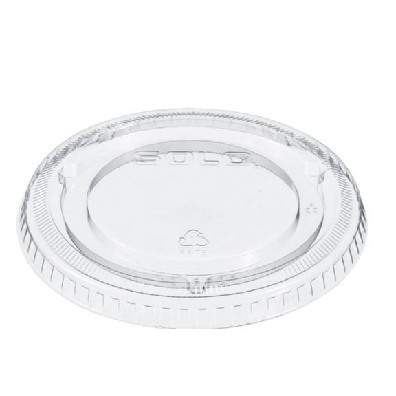 Dart 662TP 20 oz Non-Vented with no Straw Hole Lid, PET Plastic, Clear | 1,000/Case