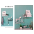 thumbnail image 4 of Nordic Wall Mounted Mail And Key Holder Letter Key Sorter Organizer For Entryway, 4 of 5