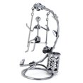 thumbnail image 4 of DEWIN Wrought Iron Swing Pen Holder Originality Home Tabletop Decoration for Business Gifts(Male), 4 of 8