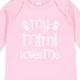 thumbnail image 4 of Inktastic My Mimi Loves Me Grandkids Boys or Girls Long Sleeve Baby Bodysuit, 4 of 5