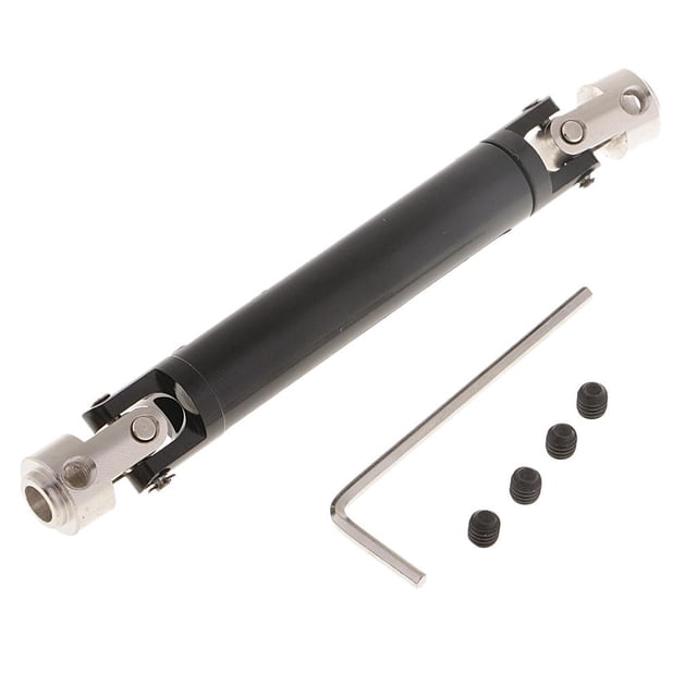 Eje de Transmisión Universal de material acero Inoxidable 125 Mm para Scx10 D90 1:10 Rc Crawler Negro