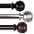thumbnail image 2 of Contemporary Home Living 222.5" Satin Nickel Curtain Rod with Mounting Brackets, 2 of 2