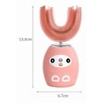thumbnail image 4 of Cepillo de dientes eléctrico ultrasónico para niños con cepillo de silicona, 4 of 4