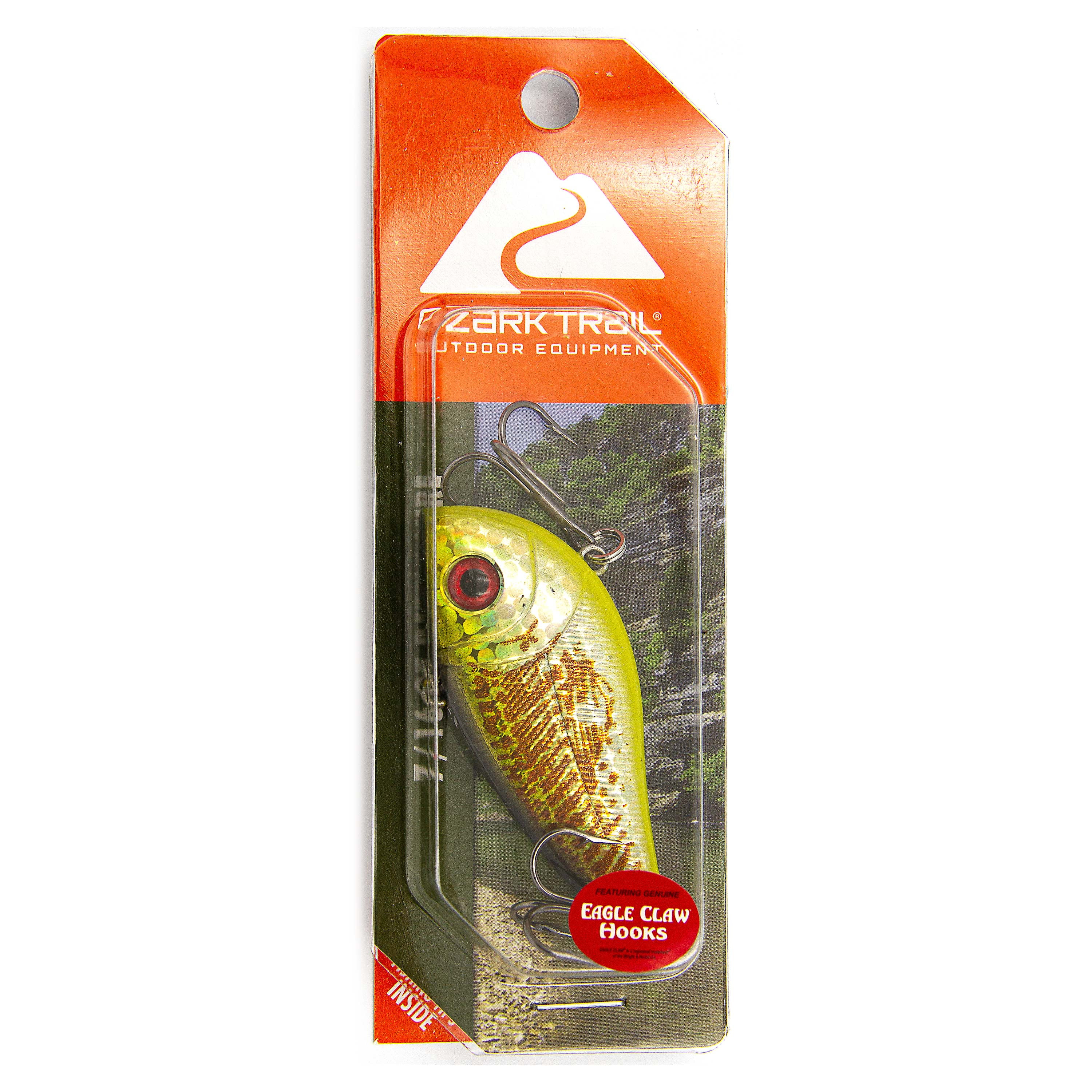 Ozark Trail 7/16 oz Gold Foil Shad Rattle Lure for Bass Fishing