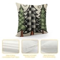 thumbnail image 4 of GOSMITH  Merry Christmas Trees Mottos Green Throw Pillow Covers, Hello Winter Let it Snow Holiday Cushion Case Decoration for Sofa Couch, 4 of 5